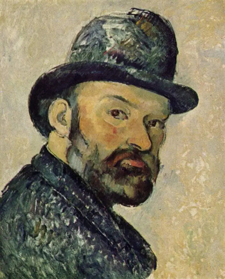 Cézanne au chapeau melon, esquisse - Paul Cézanne