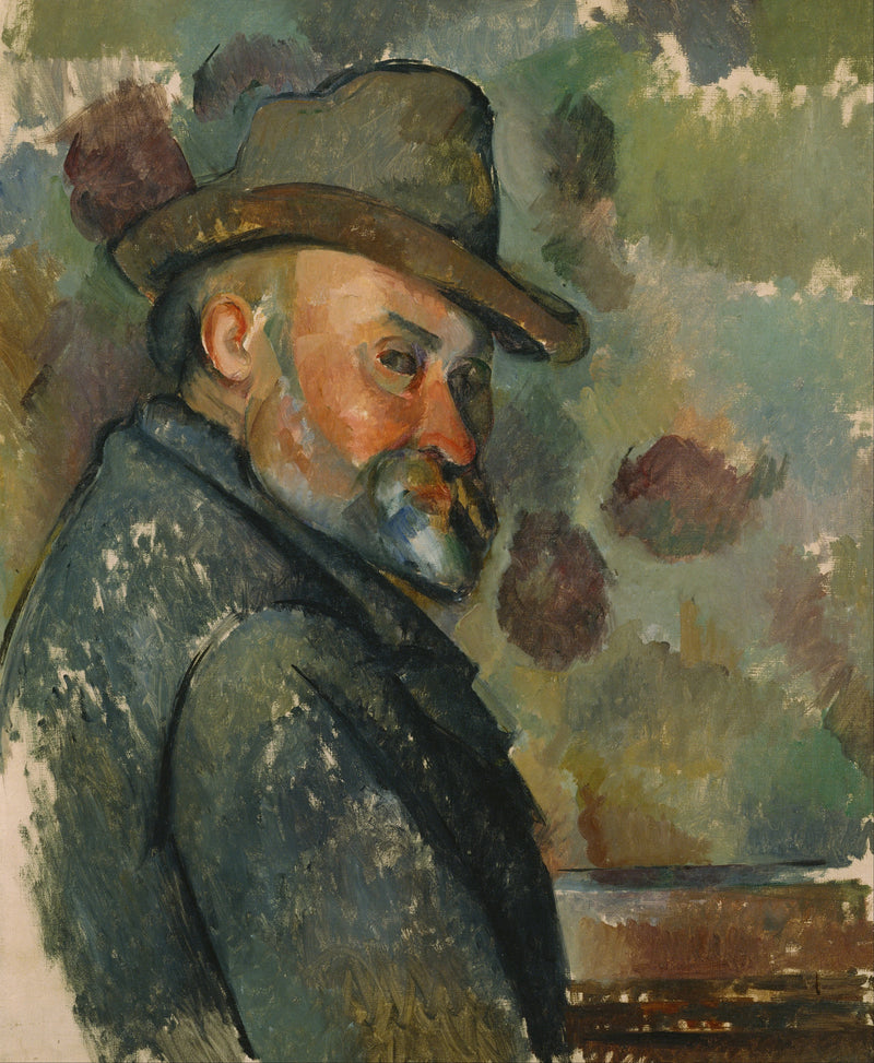 Autoportrait au chapeau mou, vers 1890–1894 – Paul Cézanne