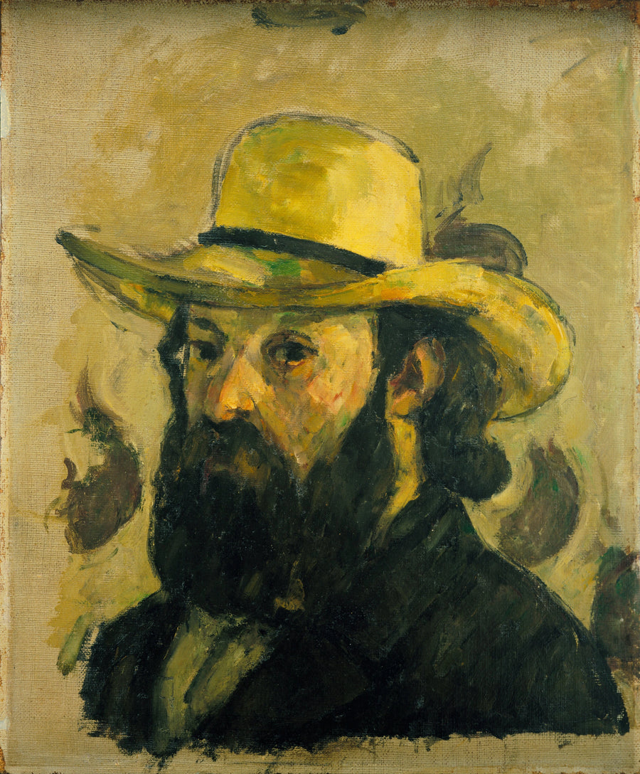 Autoportrait au chapeau de paille, 1878–1879 – Paul Cézanne