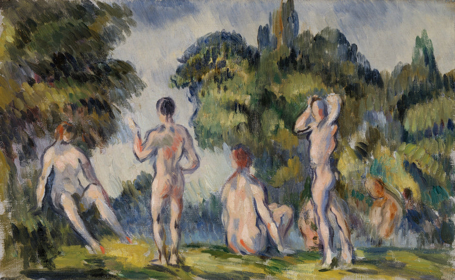 Baigneurs et baigneuses, vers 1890 – Paul Cézanne