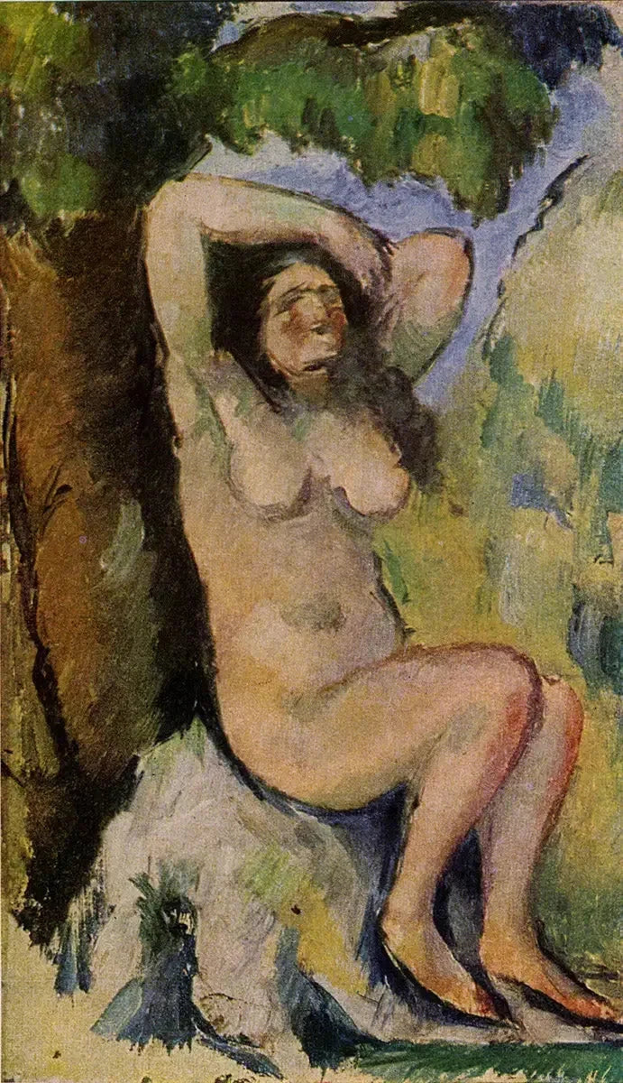 Baigneuse assise, vers 1875 – Paul Cézanne