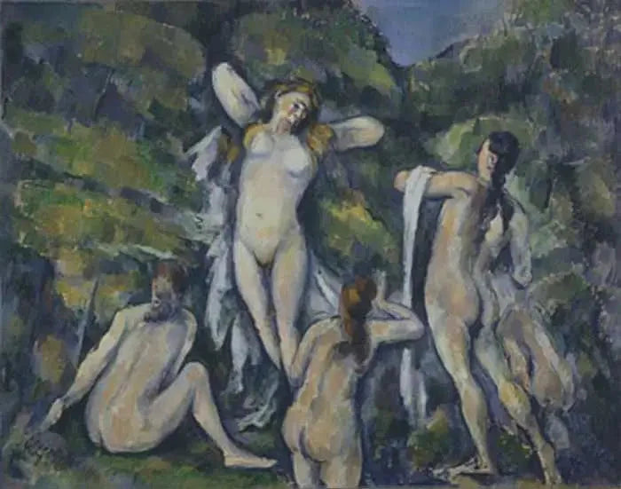 Les Baigneuses vers 1900 Paul Cézanne Ny Carlsberg Glyptotek – reproduction peinture à l’huile sur toile