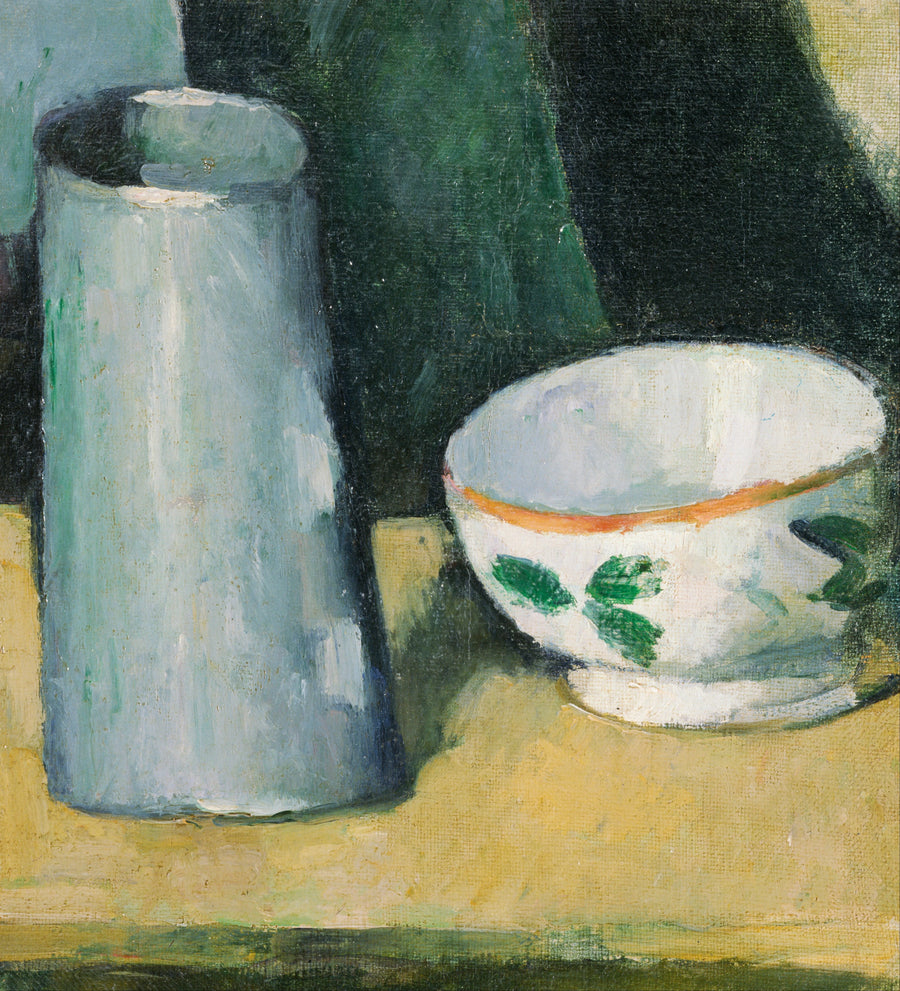 Bol et boîte à lait, vers 1873–1877 – Paul Cézanne