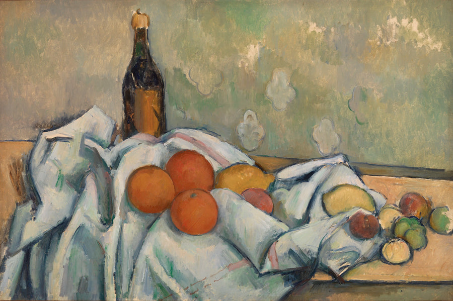 Bouteille et fruits, vers 1890 – Paul Cézanne