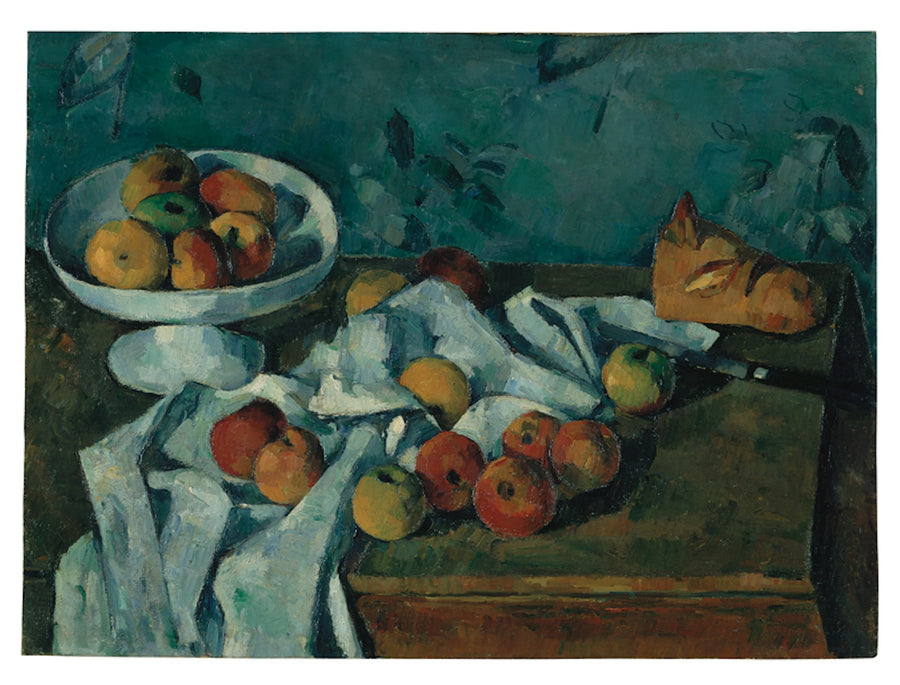 Compotier, pommes et miche de pain, 1879–1880 – Paul Cézanne
