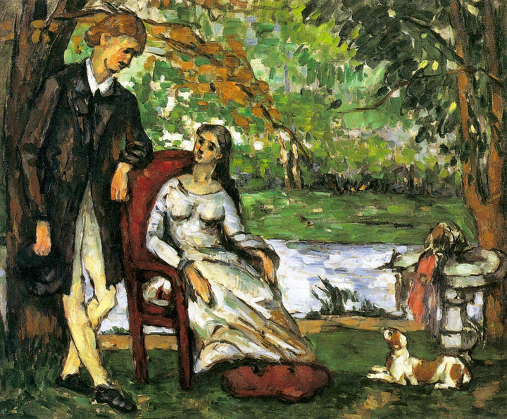 La Conversation, 1872–1873 – Paul Cézanne