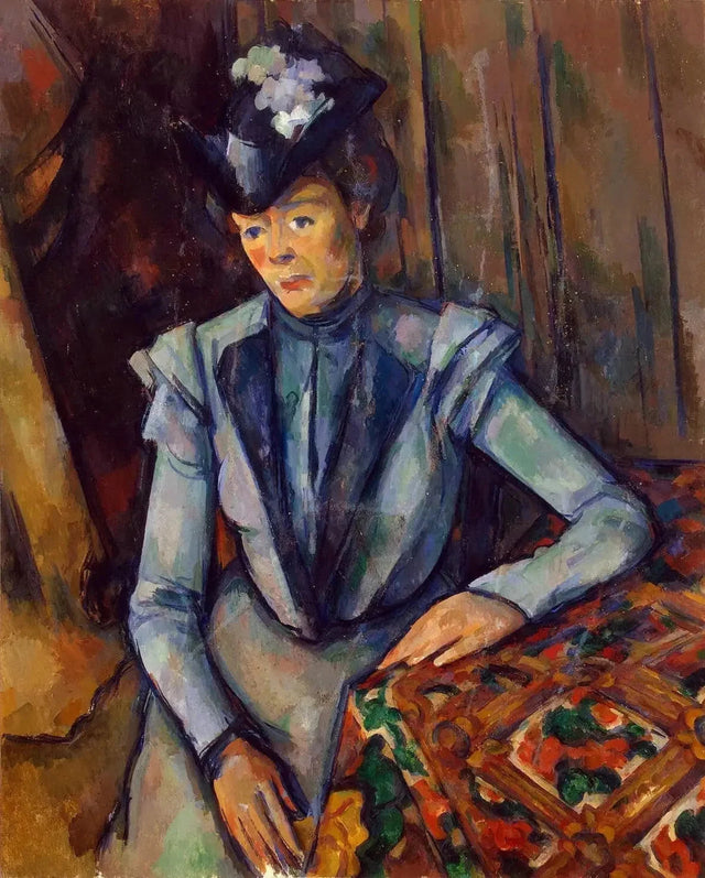 La Dame en bleu, vers 1900–1904 – Paul Cézanne