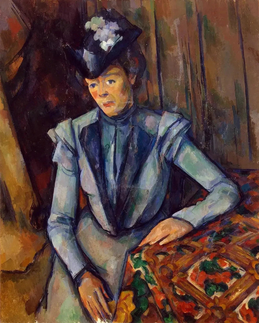 La Dame en bleu, vers 1900–1904 – Paul Cézanne