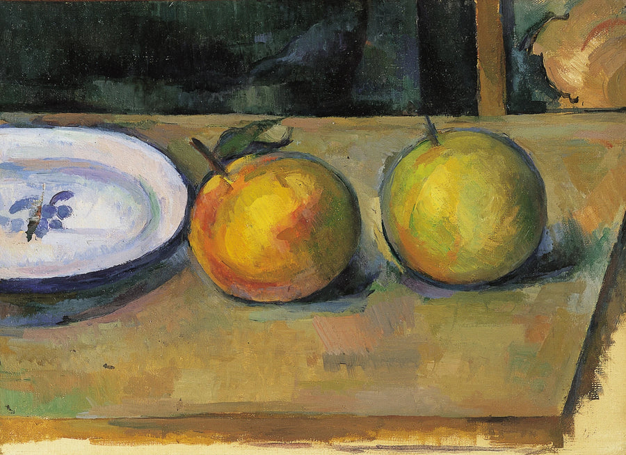 Deux pommes sur une table, 1895–1898 – Paul Cézanne