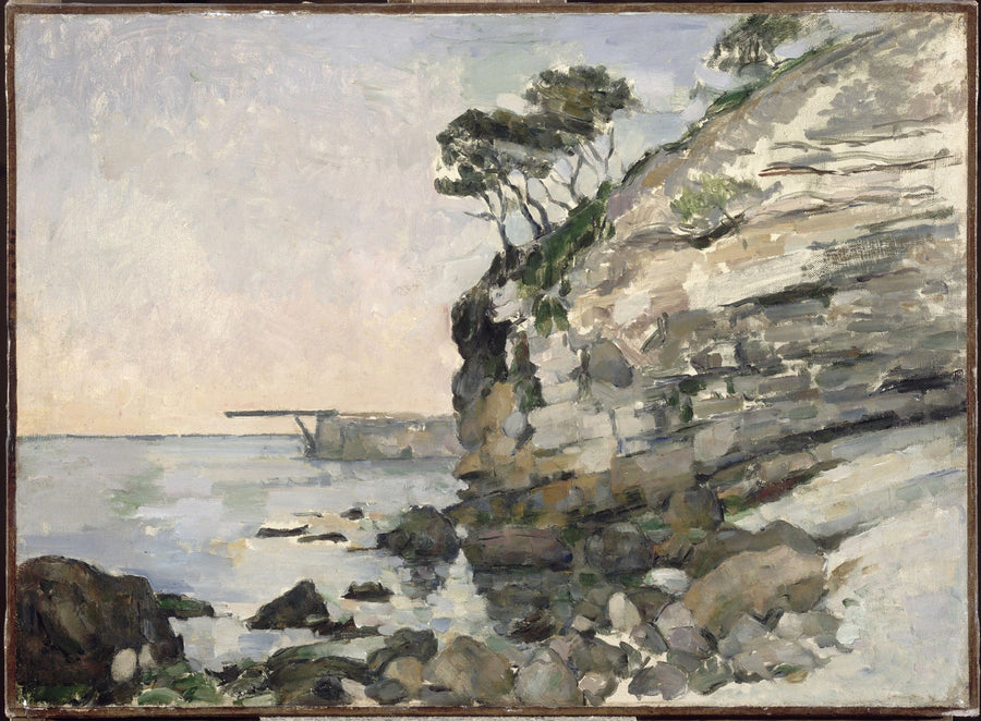 L’Estaque, effet du soir, vers 1871, peut-être 1876 – Paul Cézanne