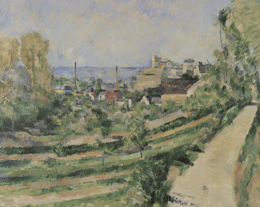 L’Estaque, le village et la mer, vers 1882 – Paul Cézanne