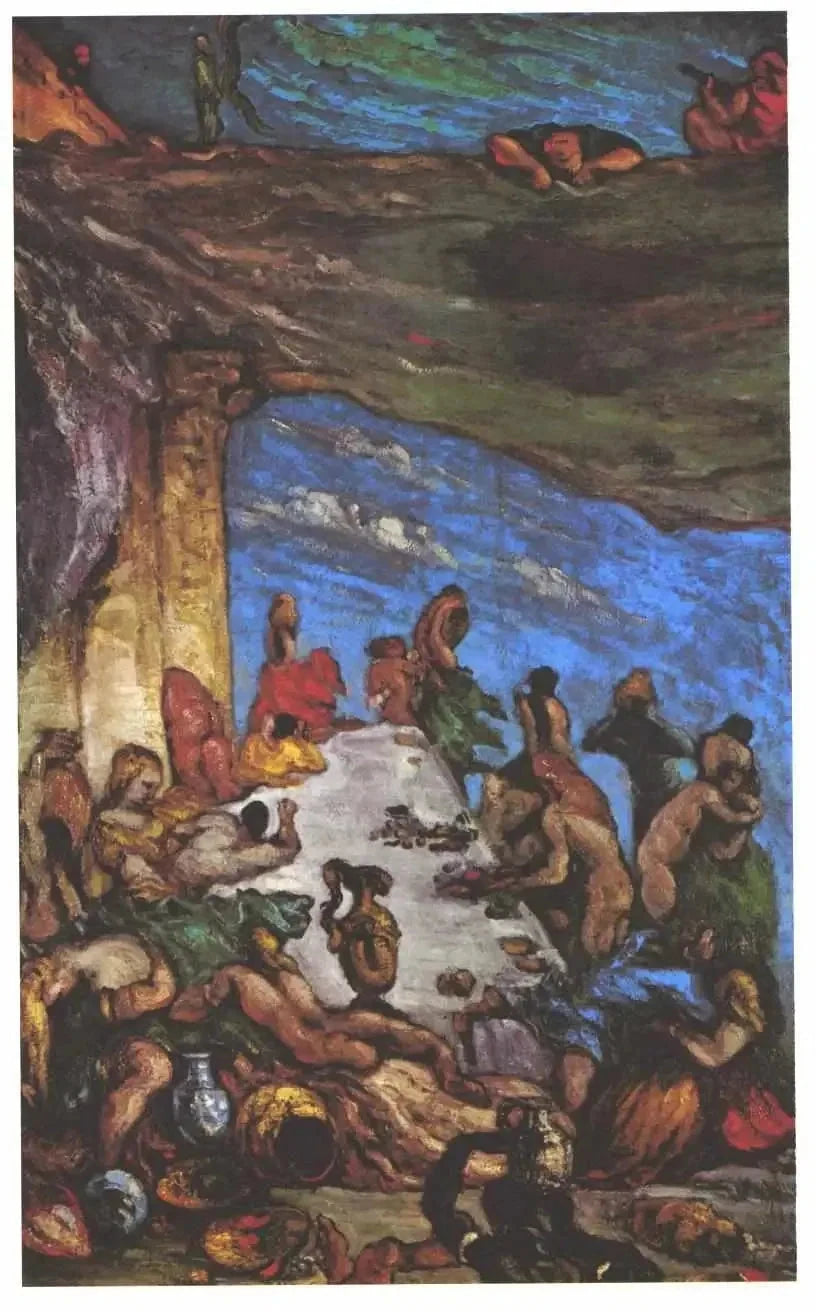 Le Festin ou L’Orgie, vers 1867 – Paul Cézanne