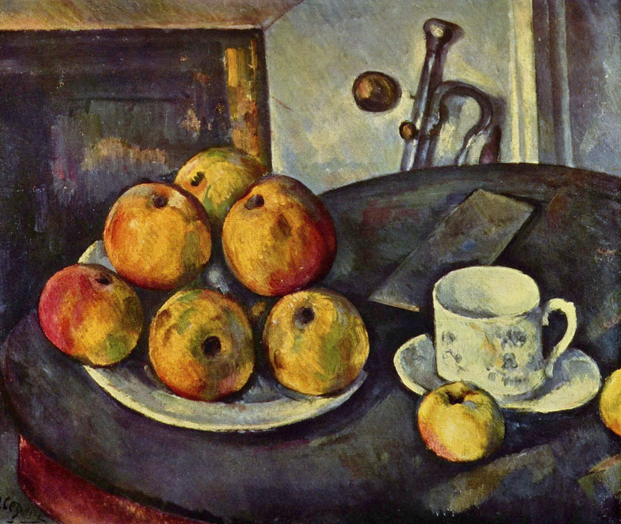 Nature morte avec des pommes et une coupe, 1890–1894 – Paul Cézanne