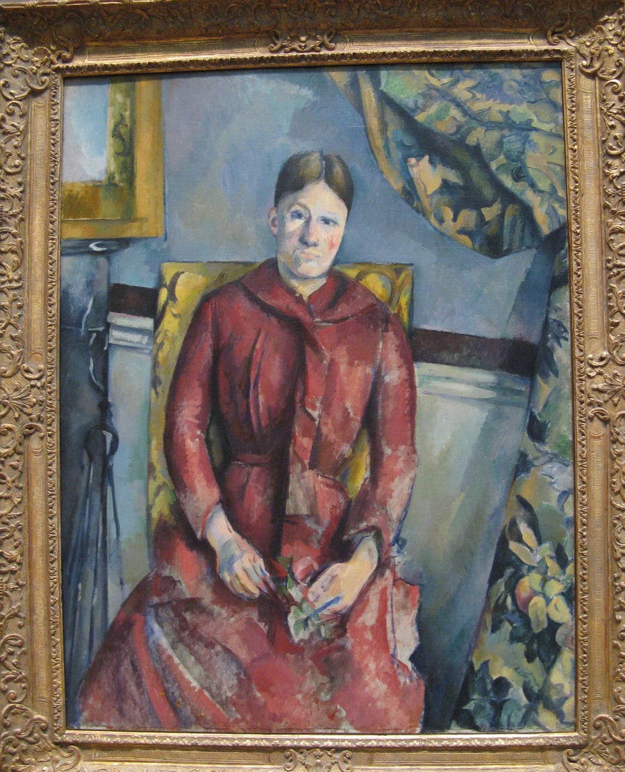 Madame Cézanne en robe rouge, 1888–1890 – Paul Cézanne