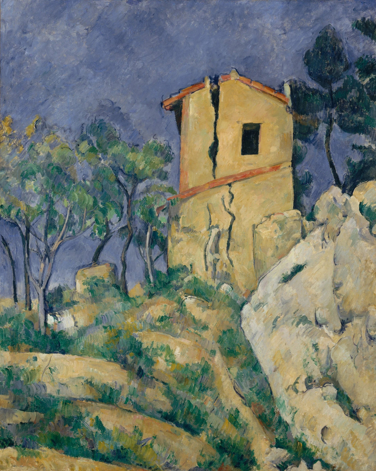 La Maison lézardée, 1892–1894 – Paul Cézanne