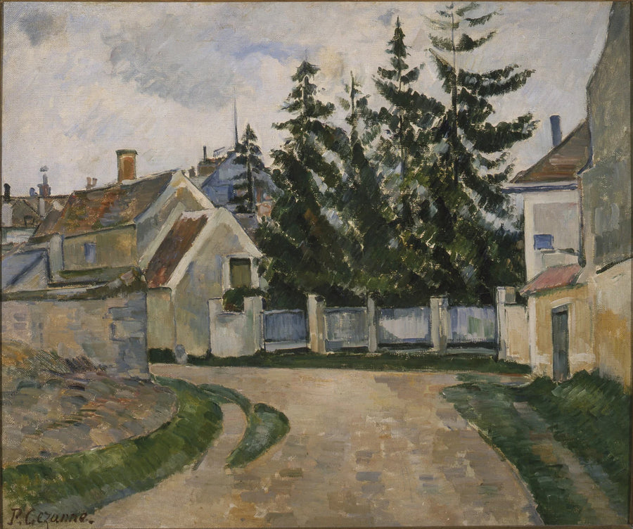 Maisons et sapins, vers 1881 – Paul Cézanne
