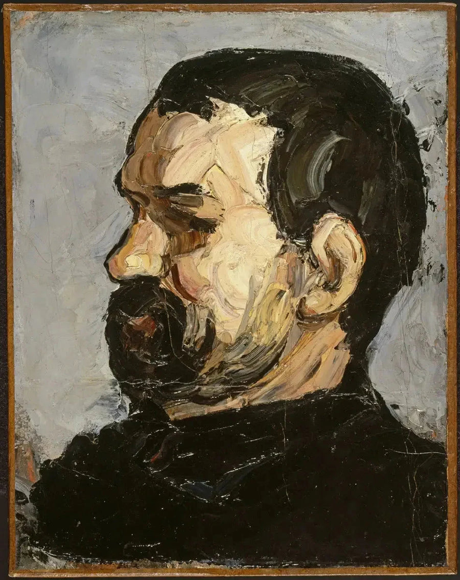 L’Oncle Dominique de profil, 1866–1867 – Paul Cézanne