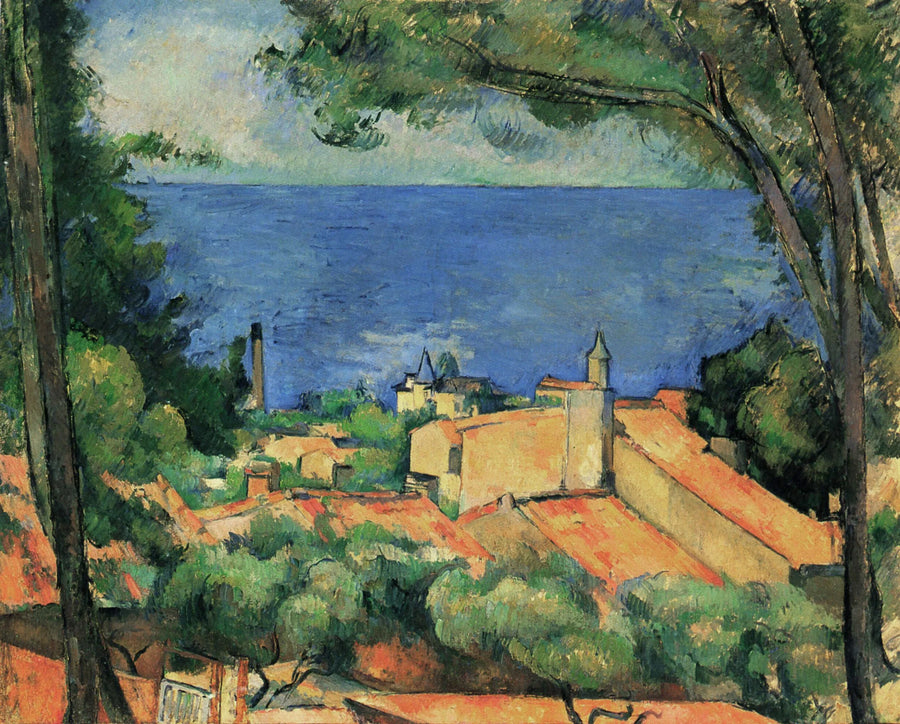 L’Estaque aux toits rouges, 1883–1885 – Paul Cézanne