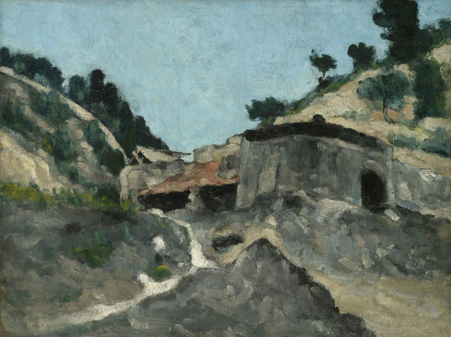 Paysage avec moulin à eau, vers 1871 – Paul Cézanne