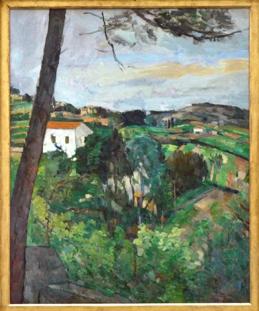 Paysage au toit rouge ou Le Pin à L’Estaque, 1875–1876 – Paul Cézanne