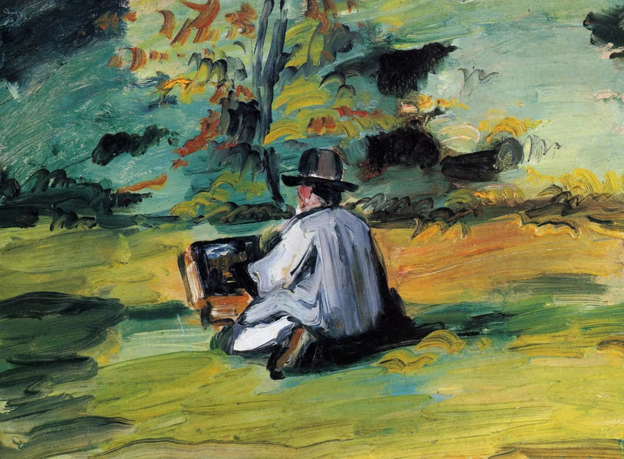 Un peintre au travail (Justin Gabet ?), vers 1874–1875 – Paul Cézanne
