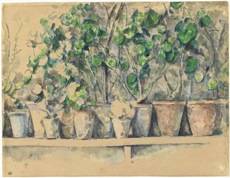Les pots de fleurs, vers 1883–1887 – Paul Cézanne