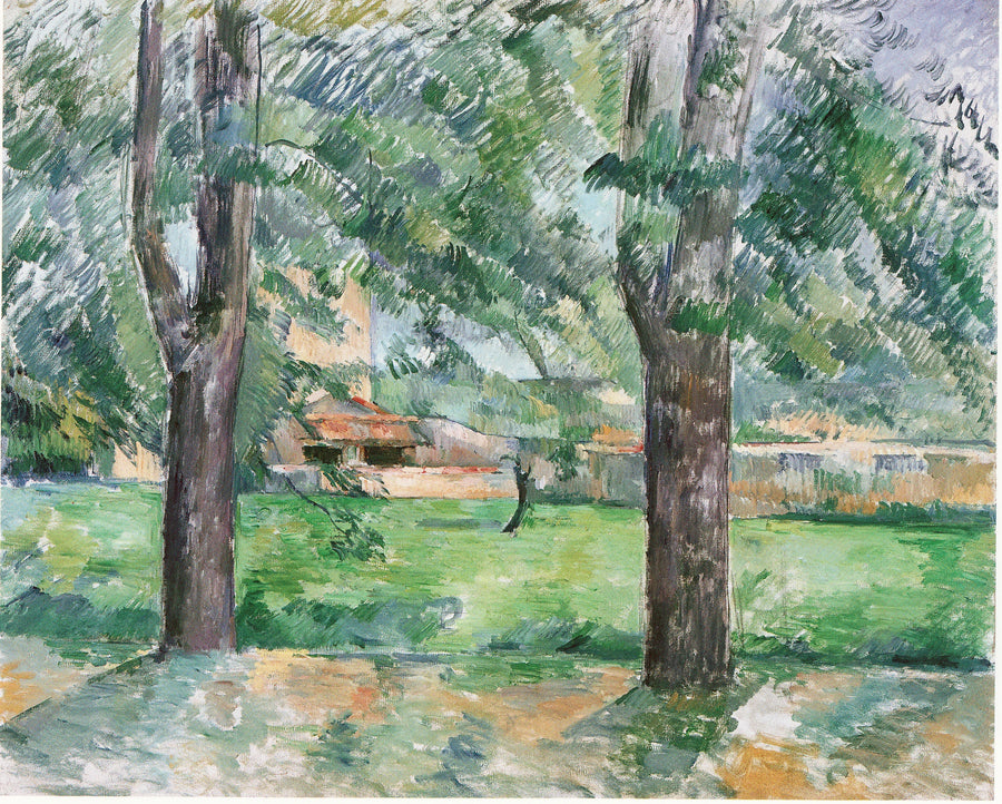 Prairie et ferme du Jas de Bouffan, vers 1885–1887 – Paul Cézanne
