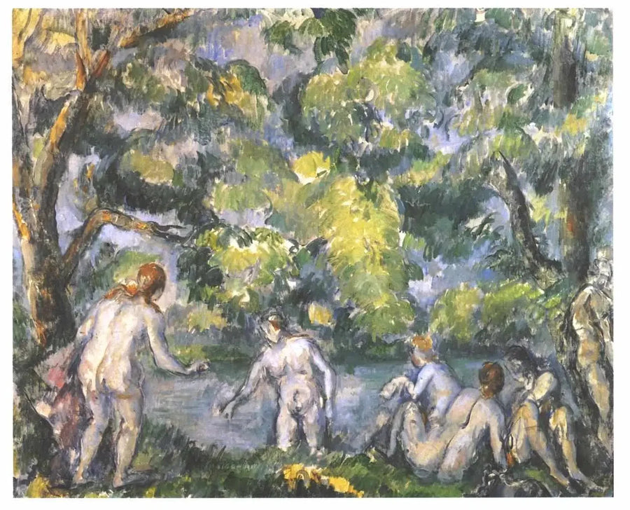 Six baigneuses, dites Les Ondines, vers 1887 – Cézanne