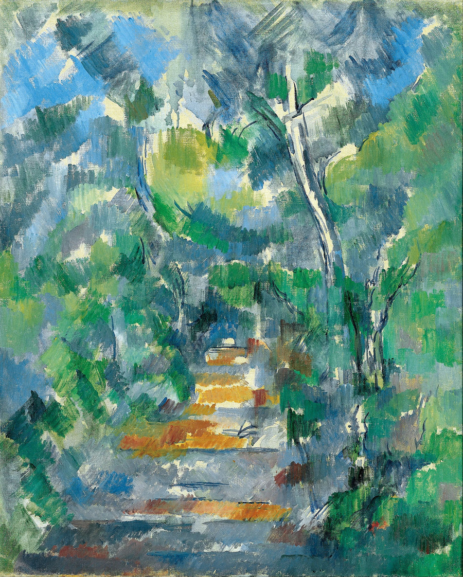 Sous-bois, chemin du Mas Jolie au Château Noir, 1900–1902 – Paul Cézanne