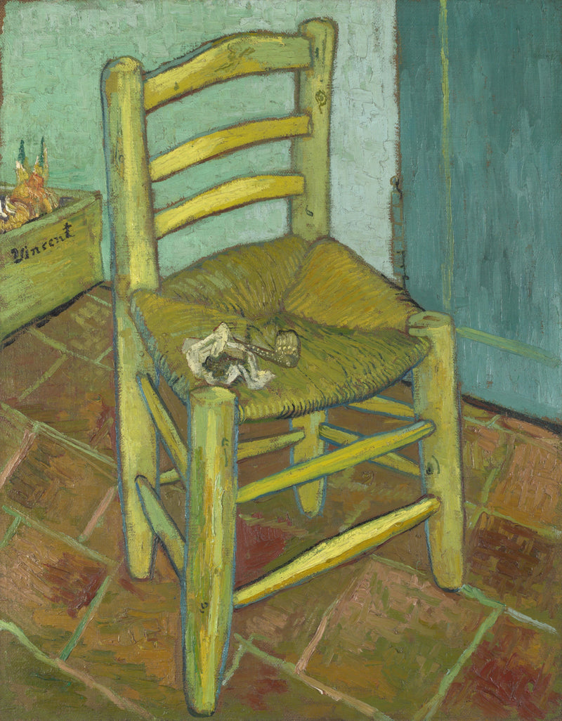La Chaise de Vincent avec sa pipe, F498 – Van Gogh