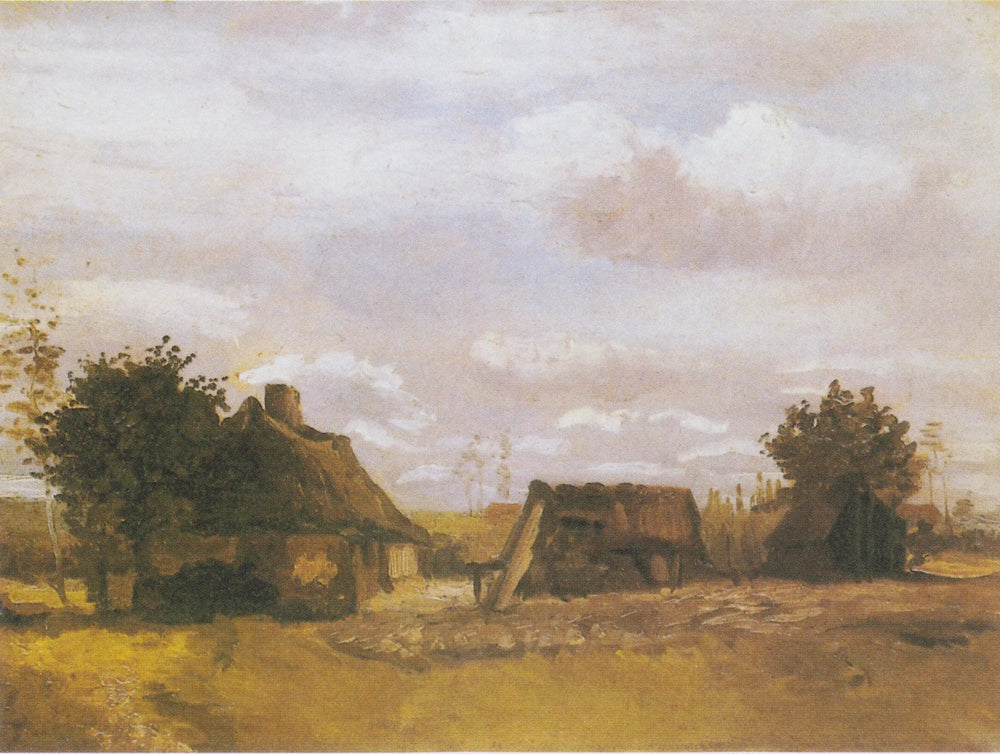 Reproduction du tableau « Chalet - Vincent van Gogh » par Alpha Reproduction en peinture à l’huile