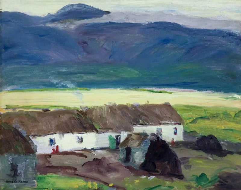 Chalets, île d'Achill, comté de Mayo - Robert Henri