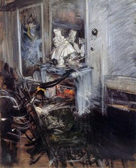 Chambre d'un peintre - Giovanni Boldini