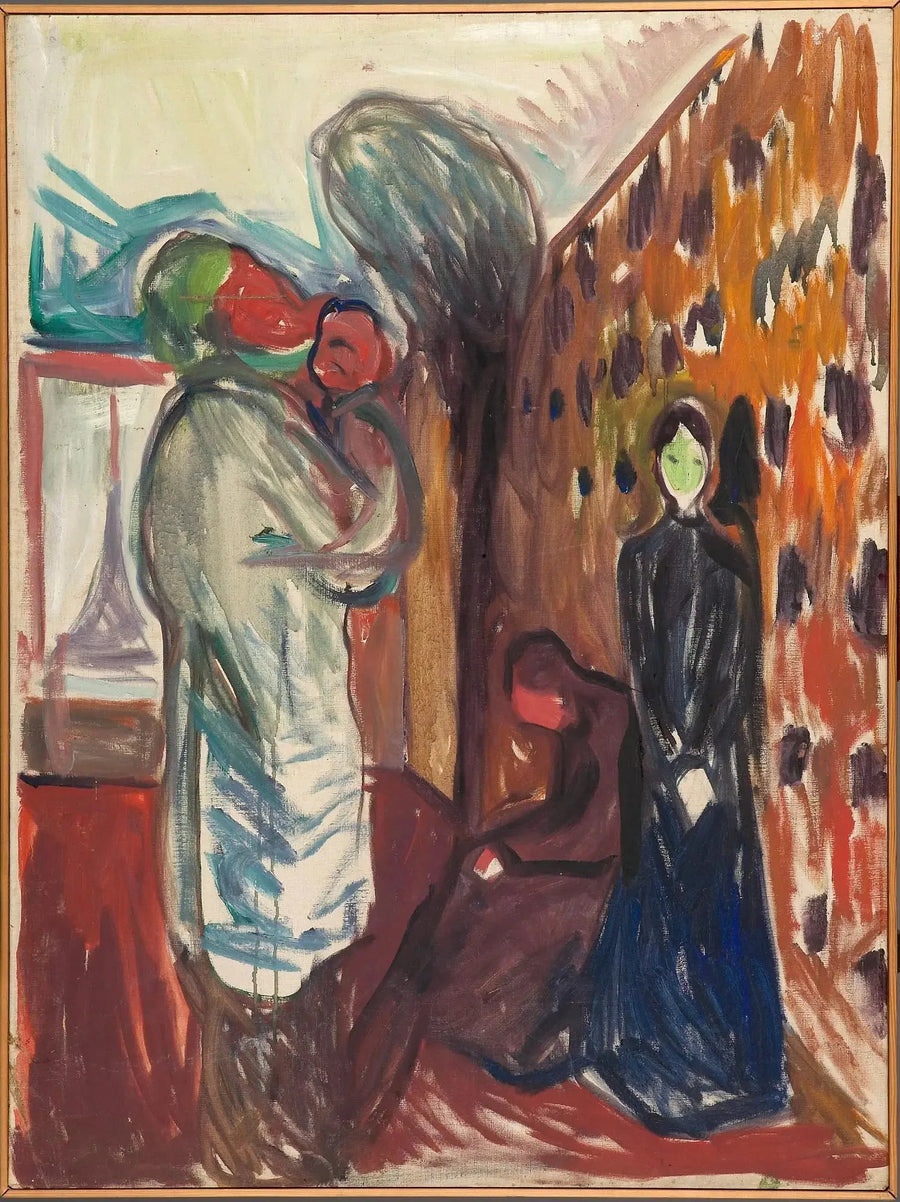chambre mortuaire - Edvard Munch