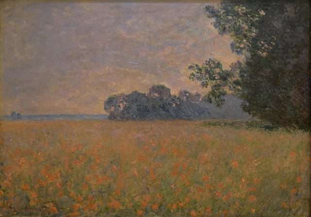 Champ d’avoine aux coquelicots W1258 – Claude Monet