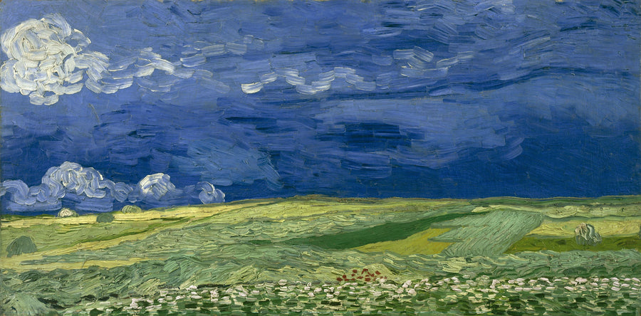 Champ de blé sous des nuages d’orage – Vincent van Gogh