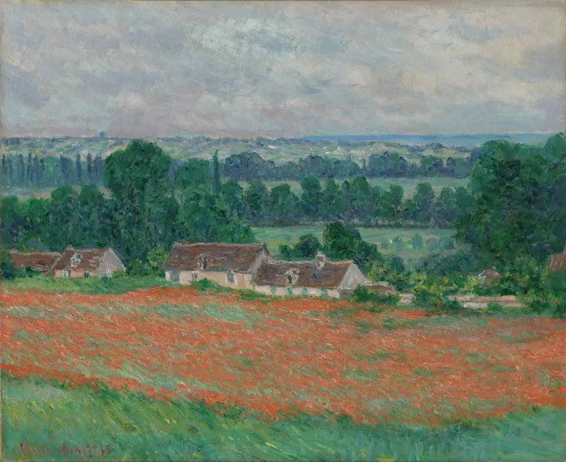 Champ de coquelicots à Giverny W997 – Claude Monet