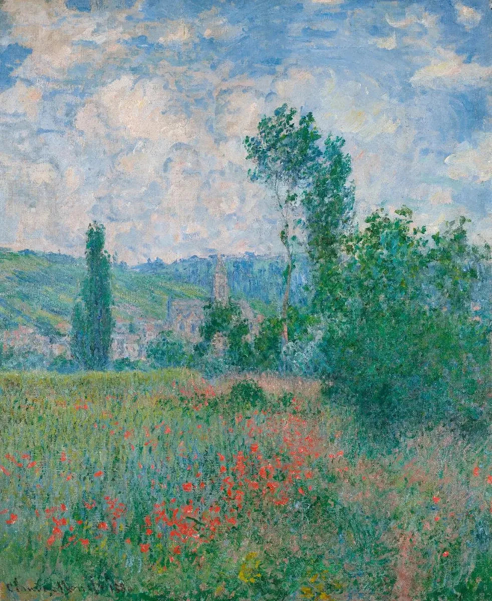 Champ de coquelicots W593 par Claude Monet, collection Emil Bührle