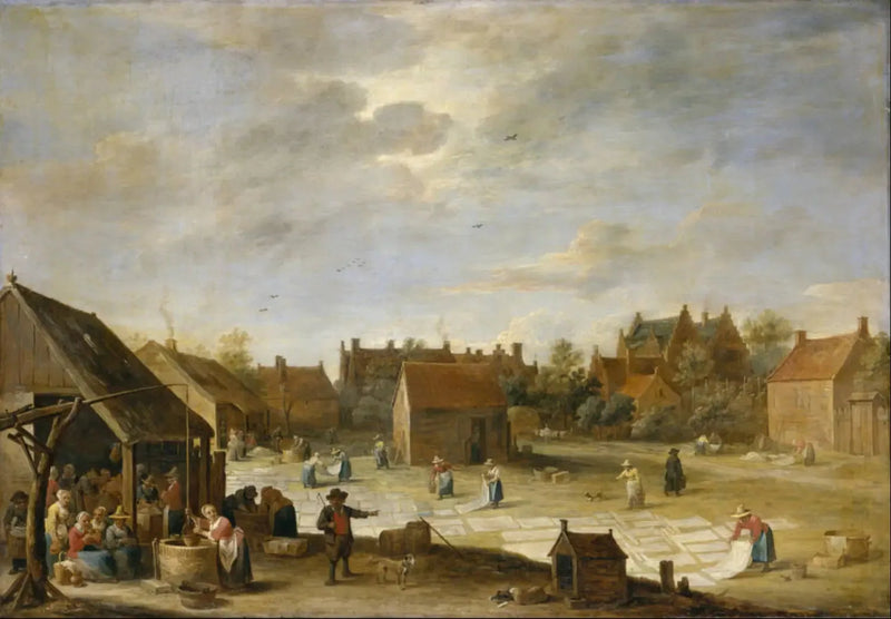 Champ de blanchiment - David Teniers le Jeune