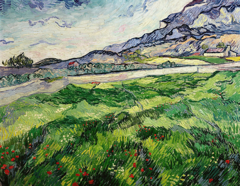 Champ de blé vert, F718 – Vincent van Gogh