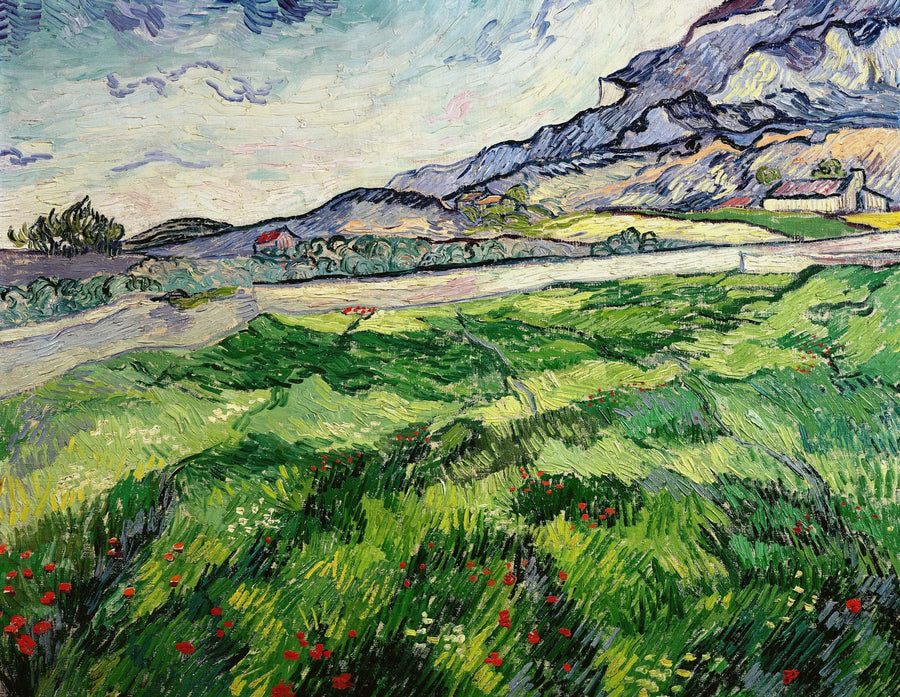 Champ de blé vert, F718 – Vincent van Gogh
