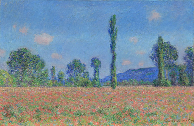 Champ de coquelicots à Giverny - Claude Monet