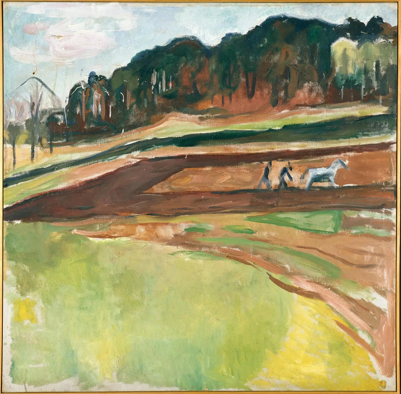 champ labouré - Edvard Munch