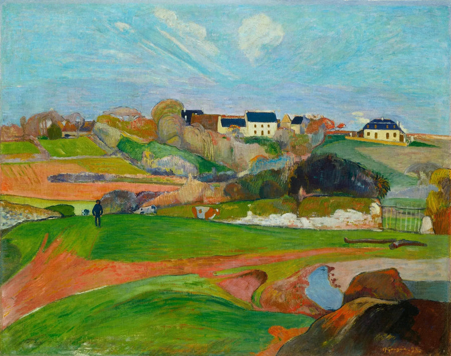 Champs au Pouldu, ou Paysage au Pouldu - Paul Gauguin