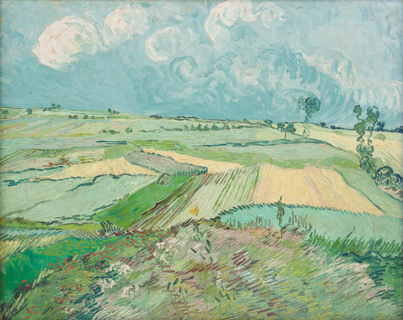 Champs de blé après la pluie, plaine d’Auvers – Vincent van Gogh