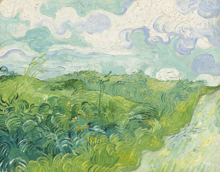 Champs de blé verts à Auvers – Vincent van Gogh