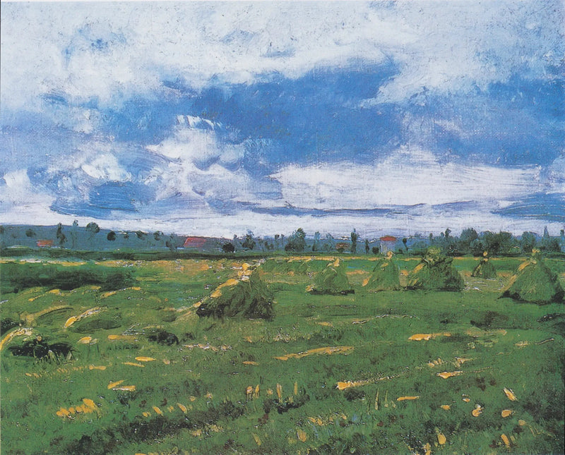Champs de blé avec meules - Vincent van Gogh