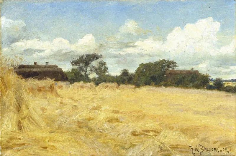 Champs de blé. - H. A. Brendekilde