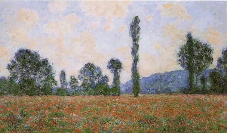 Champs de papilles - Claude Monet