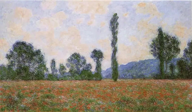 Champs de papilles - Claude Monet